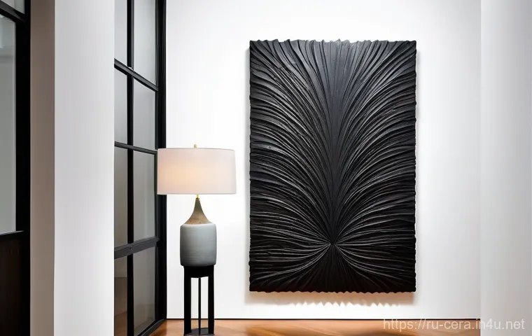 세라믹 디자인 포트폴리오 만들기 - **Prompt:** A dynamic scene inside a bright, well-organized ceramic studio. A female ceramic artist,...